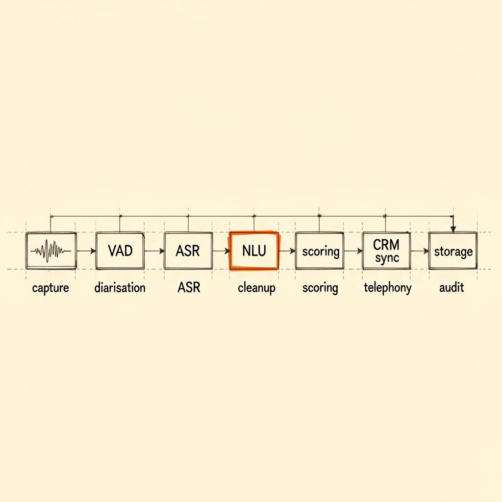 Echo Speech Analytics — architecture sheet