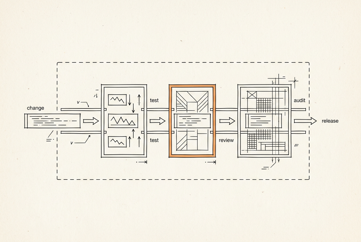 Faster code is not faster delivery - editorial illustration